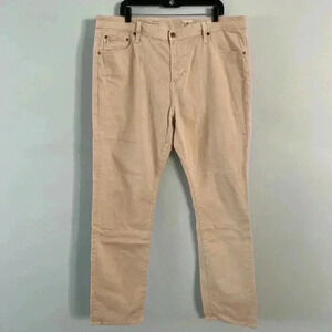 AG Adriano Goldschmied‎ Men's Everett Slim Straight Beige Pants Size 40x34